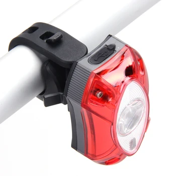 3W USB Reîncărcabilă Spate Coada de Biciclete Lumina Lampa Stop Spate, Ploaie Impermeabil LED-uri Luminoase de Siguranță Ciclism Biciclete Lumina de Promovare