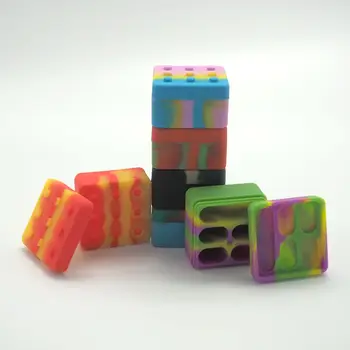 4+1 26ml set de mari dimensiuni non-stick lego silicon recipient ceara cutie de colorat alimente grad silicon reutilizabile ceara borcan de bucătărie keasoning