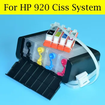 4 Culori/Set Sistem de Alimentare continua Cerneală Pentru HP 920 Ciss Pentru HP Officejet 6000 6500 6500A 7000 7500 7500A Printer