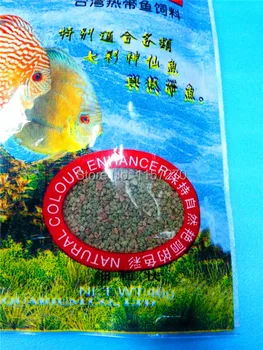 40G Natural Color Enhancer Plutitoare Discus Pește Alimente/alimento para peces tropical 2 buc