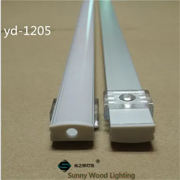 40m/lot ,20buc de 2m , 12mm benzi led profil aluminiu pentru bar led lumină, condus de aluminiu canal, carcasa din aluminiu,bara de lumina