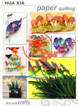 490PCS DIY meșteșug hârtie colorată hârtie quilling pentru copii origami material 49colors hârtie quilling