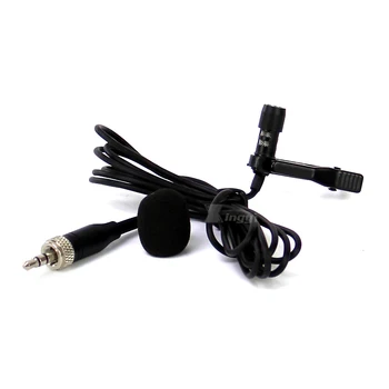 4buc Condensator Rever Mic Clip Cravată Lavaliera Microfon Stereo de 3,5 mm Șurub cu Încuietoare Pentru Wireless Transmitator Bodypack EW572 EW312