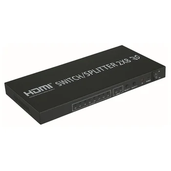 4K HDMI Switcher/Splitter 2x8 HDMI 1.4 3D HDMI Splitter 2 în 8 3840X2160 suport/30HZ Pentru HDTV Proiecte DVD