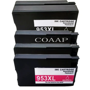 4pk Nou Compatibil hp953 XL Refillable Cartuș de cerneală Pentru HP photosmart pro 8720 8725 8728 8730 8740 printer