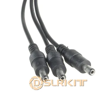 5.5x2.1mm 1:3 Splitter DC Cablu de Alimentare Cablu de alimentare 1 Feminin 2 de sex Masculin cu un comutator