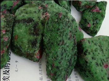 500g Natural, Rosu, verde, comoara piedra Original de piedra roca minerales venta al por mayor