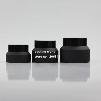 50G sticlă neagră crema borcan cu capac negru pentru ochi crema/ser/ceara de par/esența/crema/crema de noapte cosmetice de ambalare