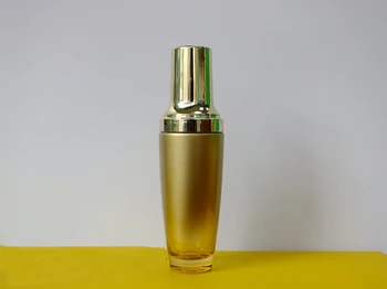 50ml de aur flacon de sticlă cu aur pompa pentru lotiune/ser/emulsie/fundație care conțin Ambalaje Cosmetice