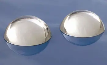 50mm pahar de mărire dom mingea sfera prespapier ca desktop birou jumătate de sferă prespapier
