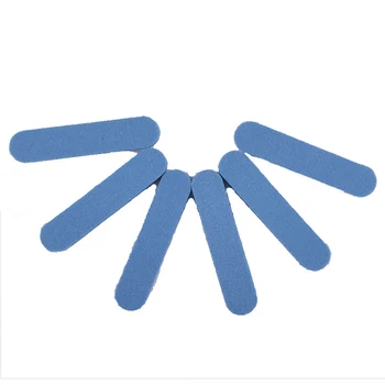 50Pcs Albastru Mini pila de Unghii Șlefuire Art Frumusete Instrumente de Îngrijire Tampoane Semilună Subțire de Pietriș Calusului Gros de Fișiere pedicura Manichiura Instrument