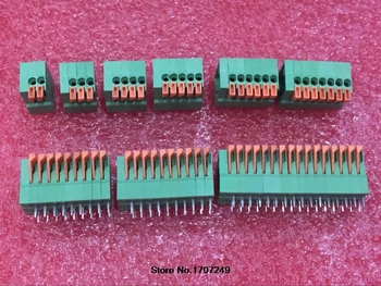 50PCS KF141V-2.54 KF141V 2P/3P/4P/5P/6P/7P-20P Poate fi îmbinat terminale 2.54 mm Pas Direct pe PCB Primăvară Teminal Bloc Conector