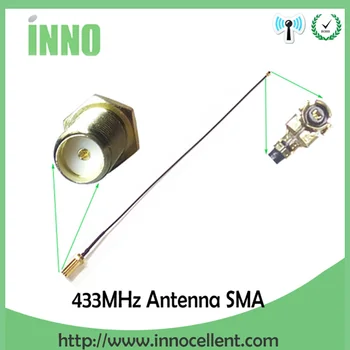5pcs/lot 433Mhz Antena OMNI-Directional antena SMA male+21cm IPX la RP-SMA Jack tată Pin prelungitor Cablu Coadă