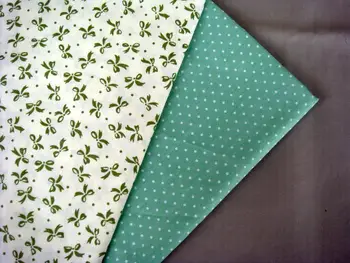 6 buc 40*50cm verde seires twill din bumbac DIY patchwork, quilting temele haine papusa artizanat chic pentru cusut tesatura pânză