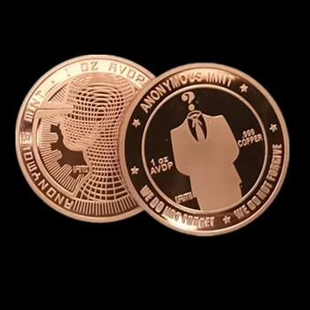 6 buc silk road piata hacker bitcoin argint, aur, aramă Robot înapoi de suveniruri monede set