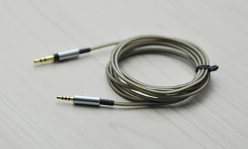 6ft Înlocuire Argint Cablu Audio Pentru JBL Sincronizatoare Chrome Edition/EVEREST 300 700/Elite/Duet BT-La-ureche Căști