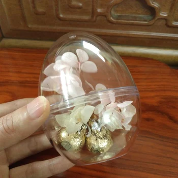 70 & 90mm forma de Ou minge Transparent bomboane de Ciocolată în cutie de Crăciun de nunta de decorare Acasă, petrecere, cadou, cutii de afișare a Ferestrei