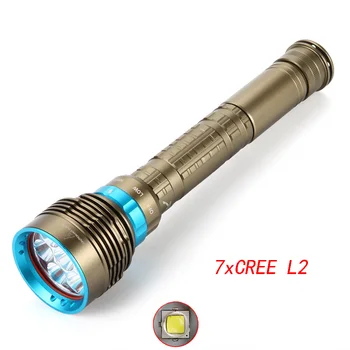 7xCREE XML L2 LED 14000Lm Impermeabil Scufundări Lanterna Subacvatica Waterproof Submarin Lampa de Lumina lanterna Lanterna