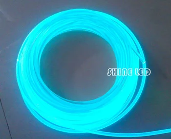 8.0 mm diametru super-luminos PMMA cablu de fibră optică partea strălucire pentru iluminat fibra optica DIY decorare Lumina