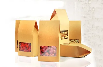 8*15.5*5 10buc ridice maro pungi de hârtie kraft cutii reciclabile pentru nunta/Cadouri/Bijuterii/produse Alimentare/Cookie/Pachetul de Bomboane Cutie de Hârtie