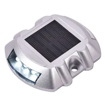 8 Pack Alb Solar Power LED Lumini de Drum Alee Alee Doc Calea Pământ Pas