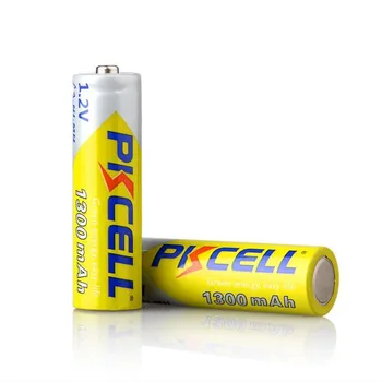 8Pcs/2card PKCELL Bateria Baterie AA NIMH 1.2 V 1300mAh 2A Ni-MH AA Baterii Reîncărcabile Baterii Baterias