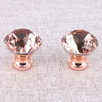 8pcs K9 Cristal de Diamant Buton Crescut de Aur Mobilier de Bucatarie Dulapuri Sertar Mânere Dulap Trage Dulap Decor Mâner