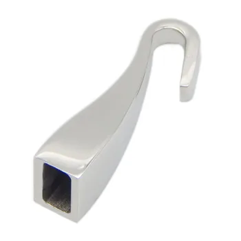 8X4mm Gaura din Oțel Inoxidabil Cleme Cârlig Capace Pentru DIY Cablul de Piele Brățară Colier Bijuterii de Luare BXGC-170