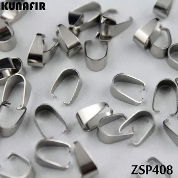 9.4 mm mici din oțel inoxidabil cârlig pandent accesorii bijuterii DIY părți 200pcs ZSP408