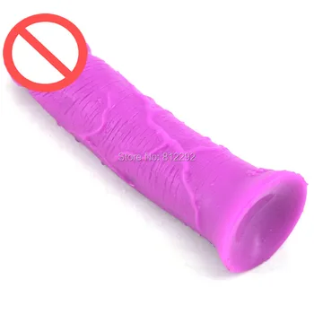 Adult Jucarii Sexuale penis Simulare masturbării feminine piele simulare consumabile pentru adulți violet JJ anal plug