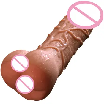 Adult Jucarii Sexuale pentru o Femeie Vibrator Moale Realist Vibrator pentru Om Sex Anal Anus Pizde sex Masculin Penis Artificial Jucarii Erotice pentru Adulti
