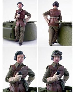 Adunarea Nevopsite Scara 1/35 WW2 Britanic iarna soldat Petrolier figura Istorice al doilea RĂZBOI mondial Rășină Model in Miniatura Kit