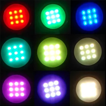 Aiboo 8 RGB Culoare Schimbare LED-uri Sub Cabinet Puck Lumini Wireless Reglaj pentru Acasă Bucatarie Mobilier Decor Iluminat
