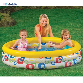 Aleatoare model geometric trei straturi de plastic piscina gonflabila de familie piscină mare, piscină, bazin