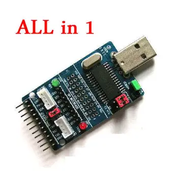 ALL IN 1 Multifunctional USB la SPI/I2C/IIC/UART/TTL/ISP Adaptor Serial Module