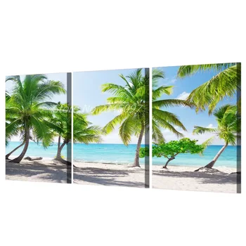 ALMUDENA Decorațiuni Imprimate Tablouri Canvas 3 Piese Insula Catalina Dominicană Arta de Perete Panza Imaginile Pentru Camera de zi