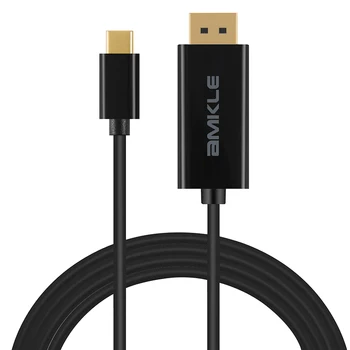 Amkle USB 3.1 USB-C a DP DisplayPort Cablu USB 3.1 Type C de sex Masculin pentru a DP DisplayPort Male 4K Cablu Pentru MacBook Pro 2016 ChromeBook