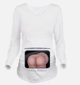 Amuzant FIERBINTE Camasi de Maternitate Copilul de Încărcare Tricou Femei Gravide Topuri Tricouri Haine Premama Poarte Haine timpul Sarcinii Haine de Toamna