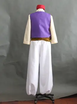 Animație de desene animate Aladdin, Printul Cosplay Costum Bărbați Costume Set Complet XS S M L XL XXL
