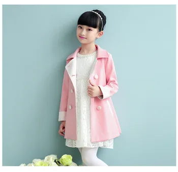 Anlencool de Înaltă calitate fetele haina acordarea de noi toamna și iarna coreean imitație de cașmir haina fete sacou cu mâneci lungi fete