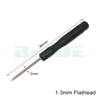 Anti Slip1.3mm Flathead Șurubelniță Biți Singură Parte Mini Șurubelniță Instrumente Noi 1000pcs/lot