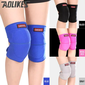 AOLIKES 2 buc/lot Volei genunchi tampoane de burete mai gros de sport suport genunchiere pentru baschet dans joelheira rodilleras protector