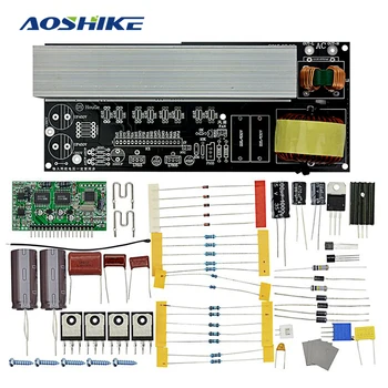 Aoshike 2000W Modificat Sinusoidale Pure Sine Wave Inverter Inverter Board Diy Kituri cu Chiuvete de Căldură DC380V/AC16V să AC220V
