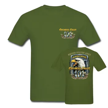 Armata SUA 101 Aeropurtată, Militari Classic T shirt Men două părți casual de bumbac cadou tee SUA Marimea S-3XL