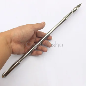 Artă marțială din oțel Inoxidabil judecător pen wushu armă kung fu CoolWushu 40cm 850 g pan guan bi