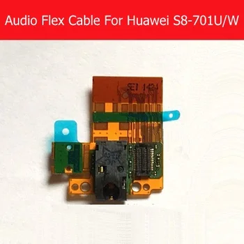 Audio jack Flex Cablu Pentru Huawei MediaPad S8-701U/701W Senzor de Proximitate cablu Flex pentru Huawei T1-823L/821W 8.0