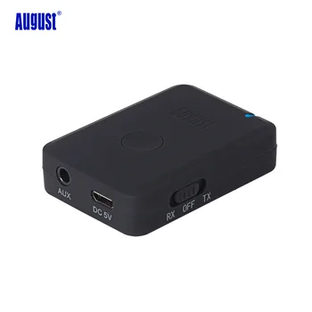 August MR260 Bluetooth Transmițător Receptor 2-In-1 Dual Mode Audio Stereo Receptor și Expeditorului pentru TV/Boxe aptX Low Latency