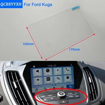 Auto Styling 8 Inch de Navigare GPS cu Ecran de Oțel de Sticla Folie Protectoare Pentru Ford Kuga de Control al Ecranului LCD Autocolant Auto