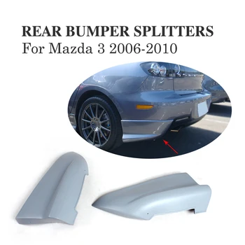 Bara spate Repartitoare de Buze Șorțuri Cupwings Clape Pentru Mazda 3 2006-2010 PU Nevopsite Gri