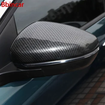 Bbincar ABS Fibra de Carbon Ușă Laterală Vedere din Spate Oglinda Retrovizoare Cazul Capac de Acoperire Accesorii 2 buc /Set Pentru Peugeot 3008 GT 2017 2018